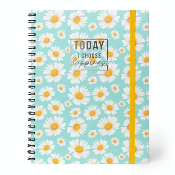 3 In 1 Notebook With Spiral – A4 тетратка, Daisy