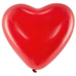 Balloons 16'' - балони Hearts, Pastel red - 1 пакување/ 100 парчиња