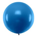 Round Balloon - балон  1m, Pastel Navy Blue