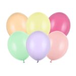 Strong Balloons - сет од 100 балони 12cm, Pastel Mix