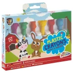 6 Plastic Crayons - боици