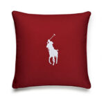 RALPH LAUREN PONY Red/White - декоративна навлака 050х050