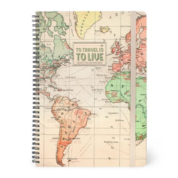 3 In 1 Notebook With Spiral – A4 тетратка, Travel