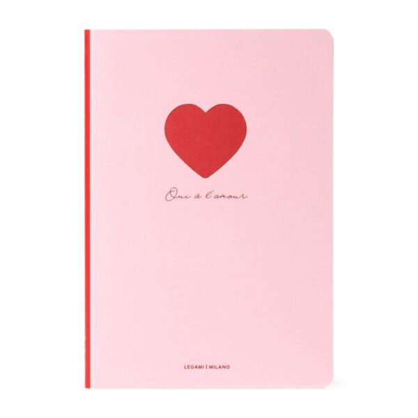 Notebook Medium – A5 тетратка (линии), Heart