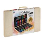Wooden Colouring Case - сет за боење, 180 парчиња, 48x30cm