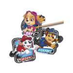 PAW PATROL - стикери за гребење, 5pcs & scratch pen - Image 3