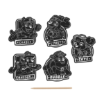 PAW PATROL - стикери за гребење, 5pcs & scratch pen - Image 4