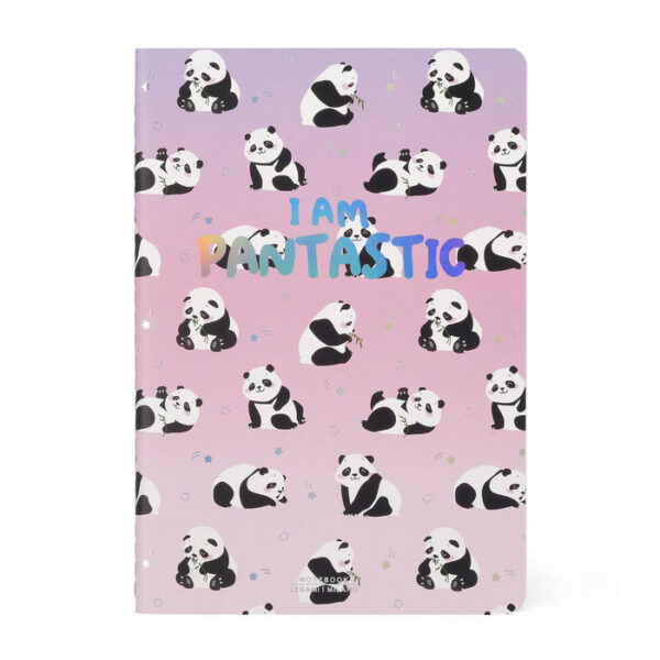 Notebook Medium – A5 тетратка (линии), Panda