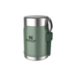 Classic Food Thermos with Utensil 0.4 L - сад за пренос на храна, Hammertone Green - Image 2