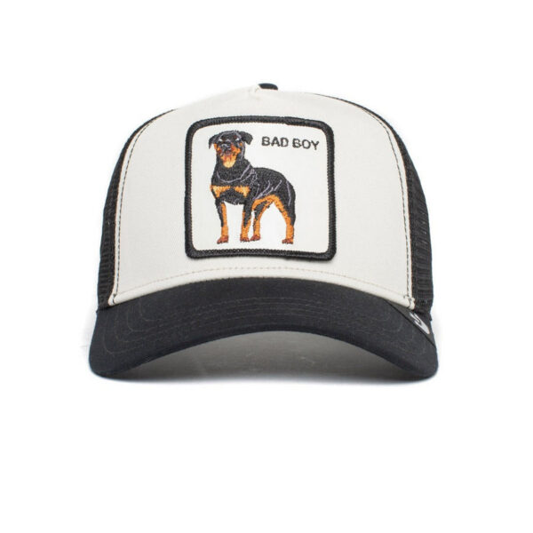 Baseball Cap The Baddest Boy, White - капа
