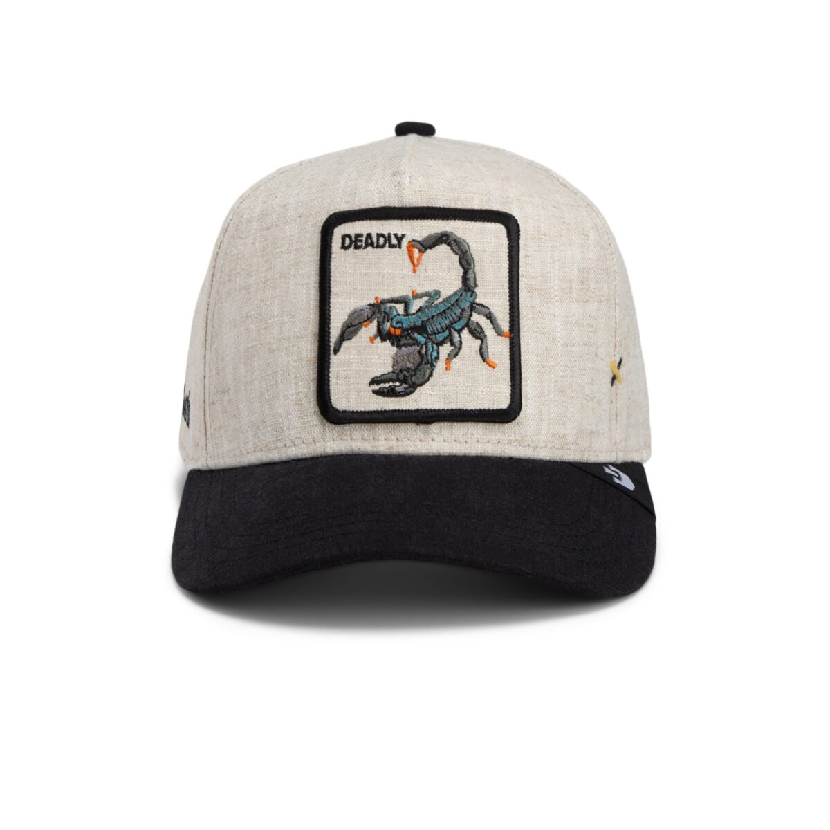 Baseball Cap Lethal Linen Scorpio, Black - капа - Image 1