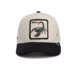 Baseball Cap Lethal Linen Scorpio, Black - капа