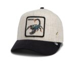 Baseball Cap Lethal Linen Scorpio, Black - капа - Image 2