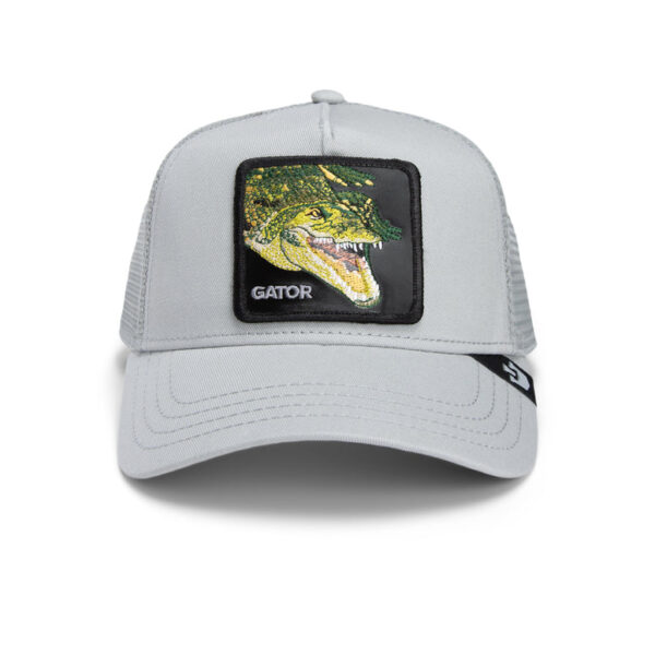 Baseball Cap Swamp Monster, Gray Aligator - капа
