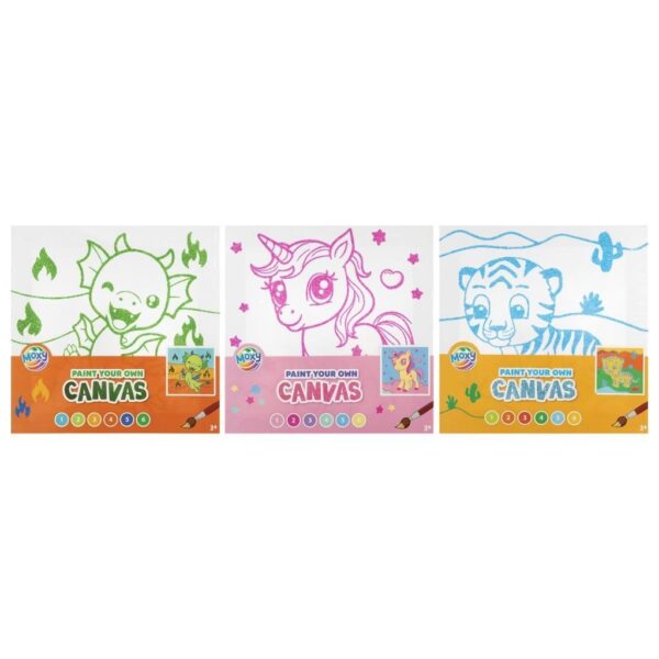 PYO Canvas incl 6 paint tablet & brush - сет за боење