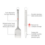 GrillOut 2-piece BBQ set w.retrctble hds - сет за скара - Image 7
