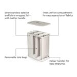 Tota Trio Luxe 90L - корпа за складирање алишта Ecru - Image 15