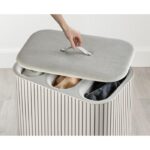 Tota Trio Luxe 90L - корпа за складирање алишта Ecru - Image 3