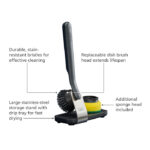 SinkTech Washing Up Brush & Sponge Set with Steel Stand - сет за садови - Image 13