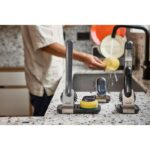 SinkTech Soap Dispensing Washing Up Brush with Steel Stand - четка за садови - Image 4