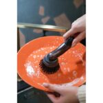 SinkTech Soap Dispensing Washing Up Brush with Steel Stand - четка за садови - Image 3