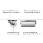 RollGrip Under-Shelf Stainless-Steel Kitchen Roll Holder - држач за хартија - Image 12