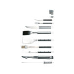 Cubo 9 piece barbecue set in apron - сет за скара - Image 2