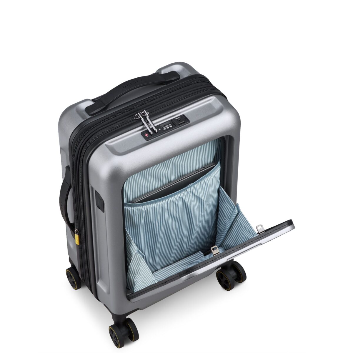 Turenne 2.0 Front Pocket Carry On 55 cm - куфер, Silver - Image 6