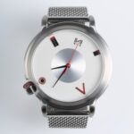 Asymmetrica - кварцен часовник (Silver mesh Staib) - Image 3