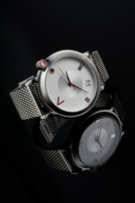 Asymmetrica - кварцен часовник (Silver mesh Staib) - Image 13