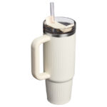 Quencher H2.0 Fluted Tumbler | 0.89L – термос Cream Gloss - Image 2