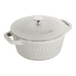 Staub La Cocotte twister – тенџере, 20 см, white truffle