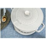 Staub La Cocotte twister – тенџере, 20 см, white truffle - Image 4