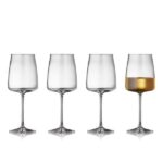 Lyngby Glas Krystal Zero - сет од 4 чаши за бело вино