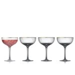 Lyngby Glas Palermo Gold - сет од 4 чаши за коктел