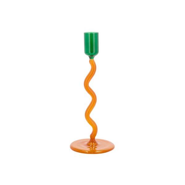 Vivid - свеќниќ green/amber 19.6cm