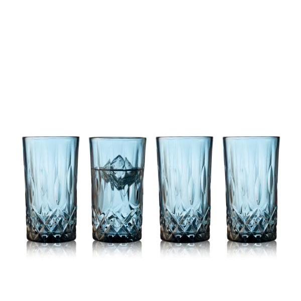 Lyngby Glas Sorrento - сет од 4 чаши blue