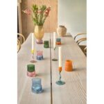 Glow - свеќниќ blue/rose 10cm - Image 2