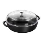 Staub Saute pan - тава со стаклен капак, 28 см