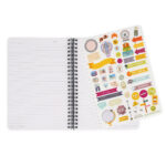 Notebook Spiral Large – тетратка со спирала, голема, линии Travel Stickers - Image 5