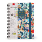 Notebook Spiral Large – тетратка со спирала, голема, линии Travel Stickers - Image 7