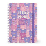 Notebook Spiral Large – тетратка со спирала, голема, линии Teddy Bear