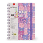 Notebook Spiral Large – тетратка со спирала, голема, линии Teddy Bear - Image 7