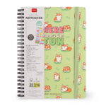 Notebook Spiral Large – тетратка со спирала, голема, линии Corgi - Image 7
