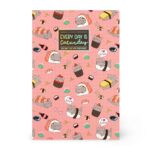 Notebook Large – B5 тетратка (линии), Sushi Cat