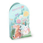 Pop-Up Card - картичка за честитање, Kitty