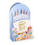 Pop-Up Card - картичка за честитање, Birthday Cake