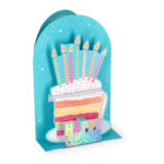 Pop-Up Card - картичка за честитање, Birthday Cake