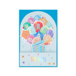 Pop-Up Card - картичка за честитање, Balloons - Image 2