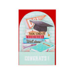 Pop-Up Card - картичка за честитање, Graduation Books - Image 2